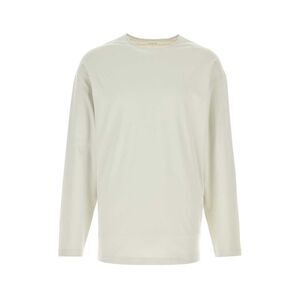 Lemaire Men Chalk Cotton T-Shirt